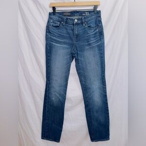 J. Crew Dark Wash Denim High Waisted Broken in Boyfriend Jeans size 25